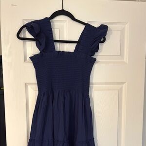 Navy Blue Hill House brand Sleeveless Dress